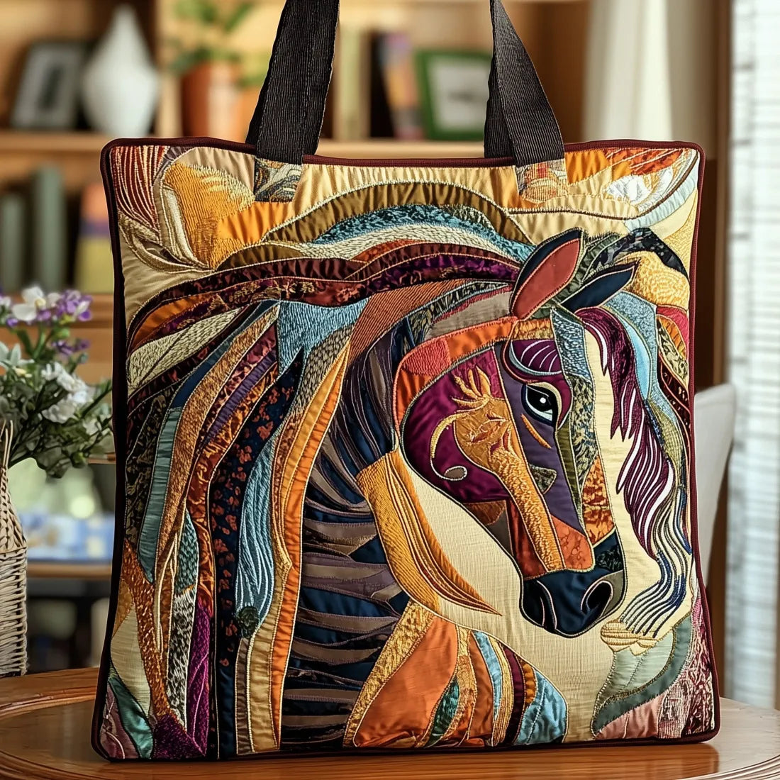 Sac fait main – Cheval Mosaïque Multicolore