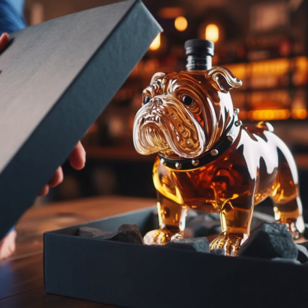 Whiskey Bottle - Bulldog Edition
