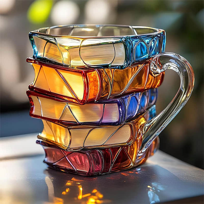 Tasse Unique Handmade 3D for Book Lovers