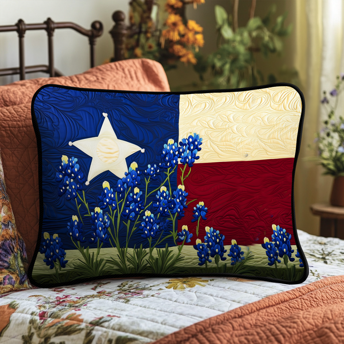 Taie d'oreiller matelassée Texas Pride Comforter
