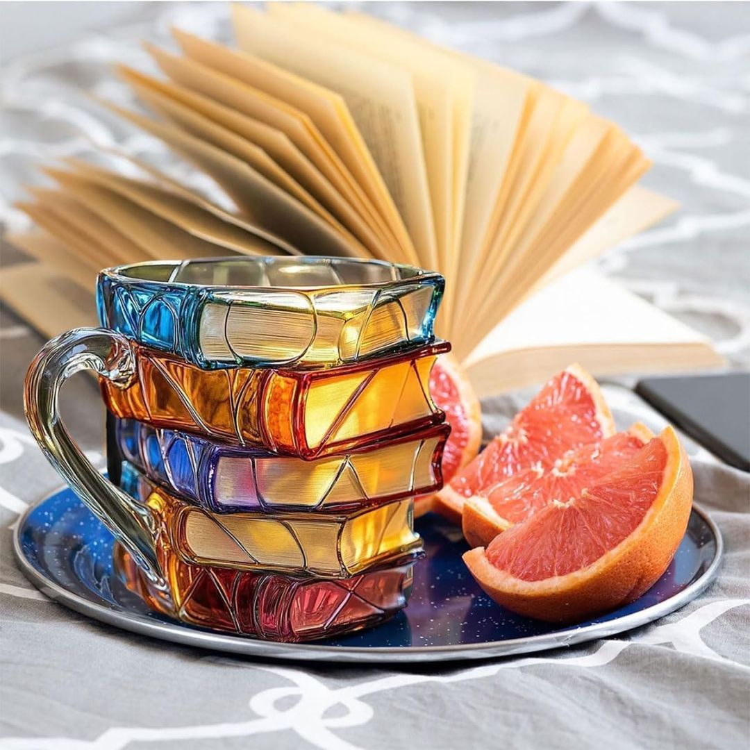 Tasse Unique Handmade 3D for Book Lovers