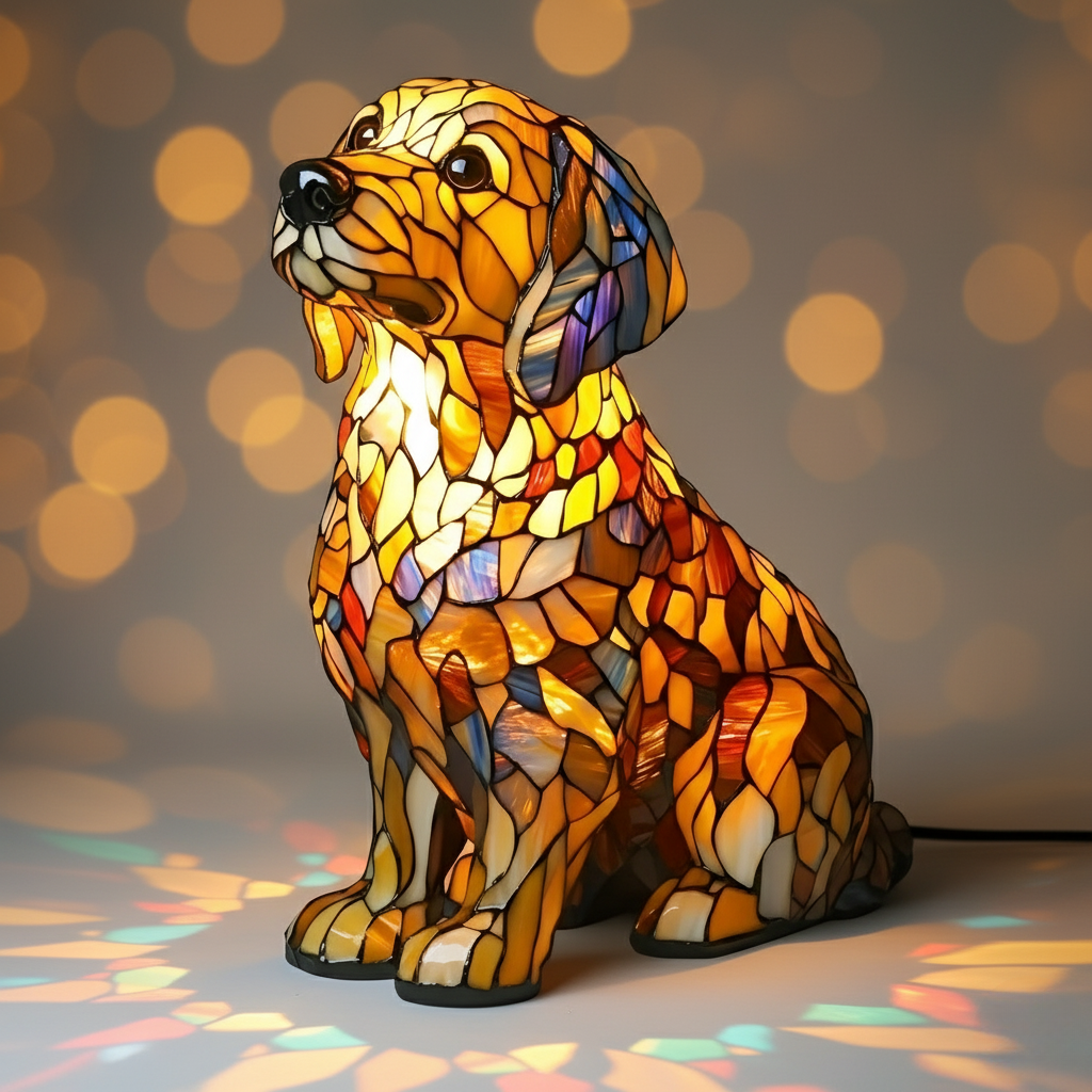 Spiritual Golden Retriever Figurine Lily