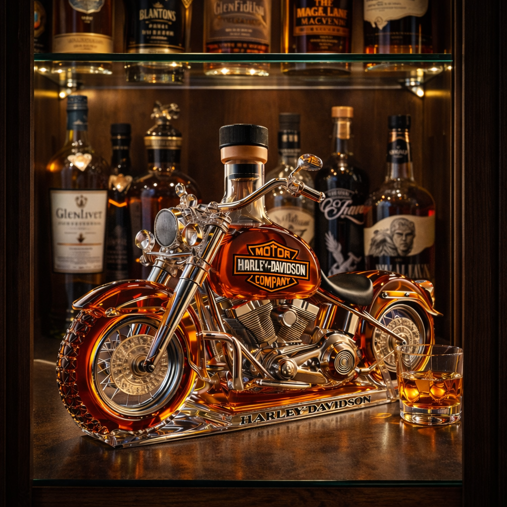 Whiskey Bottle - Harley Davidson Edition