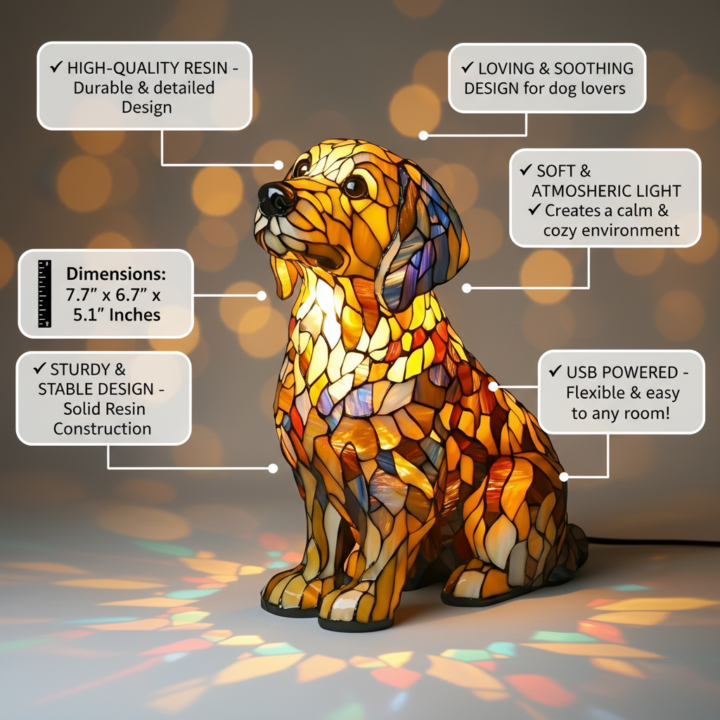 Figurine Lily the Spiritual Golden Retriever