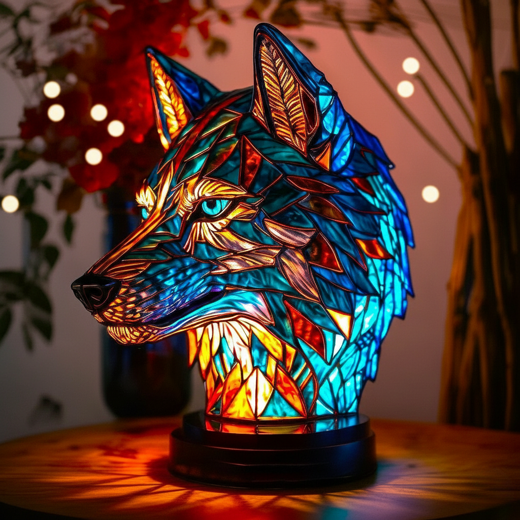 Lampe Charming Wolf Shaped Bo