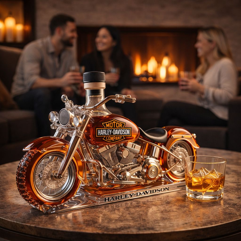 Whiskey Bottle - Harley Davidson Edition