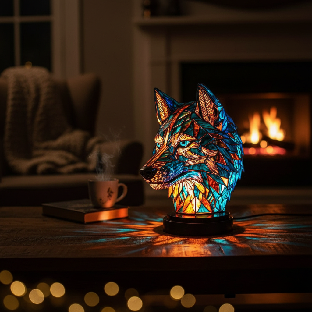 Lampe Charming Wolf Shaped Bo