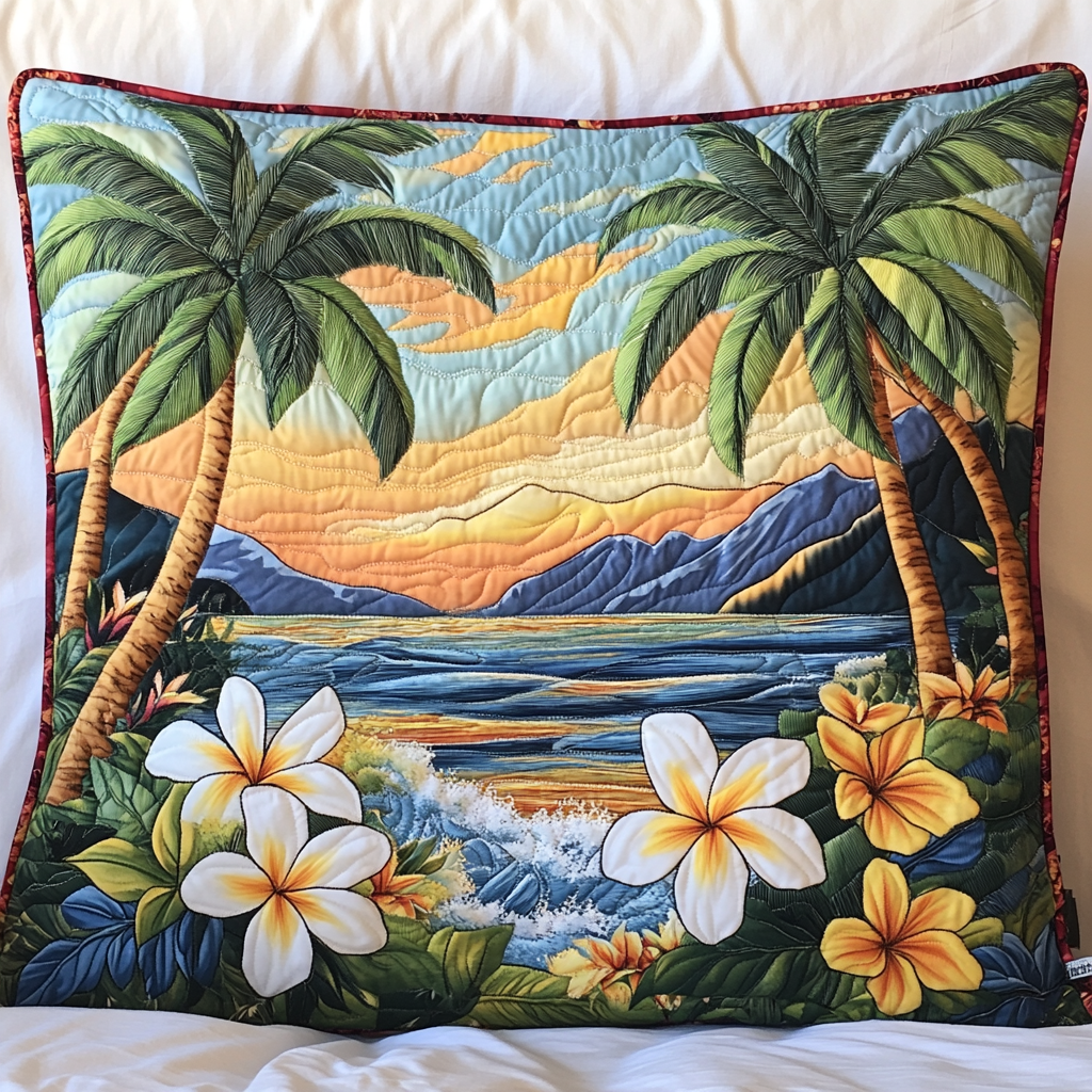Aloha Comfort Pillowcase with Quilting
