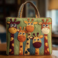 Quilted Giraffe Tower Tote