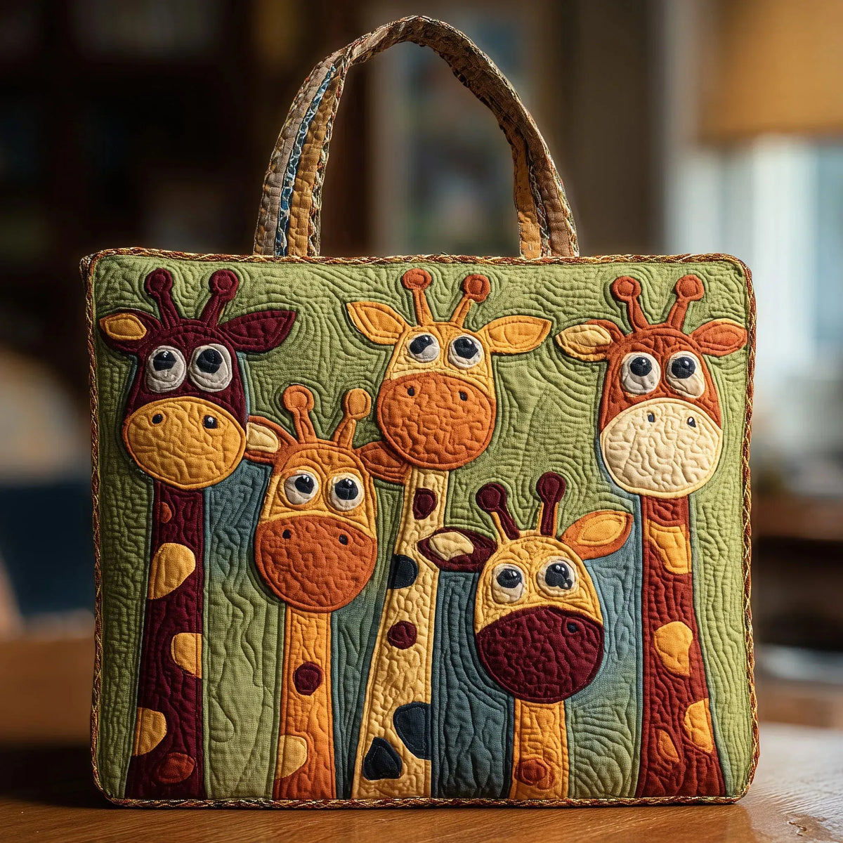 Quilted Bag - Giraffe