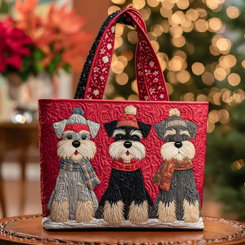 Sac fait main – Trio de Schnauzers