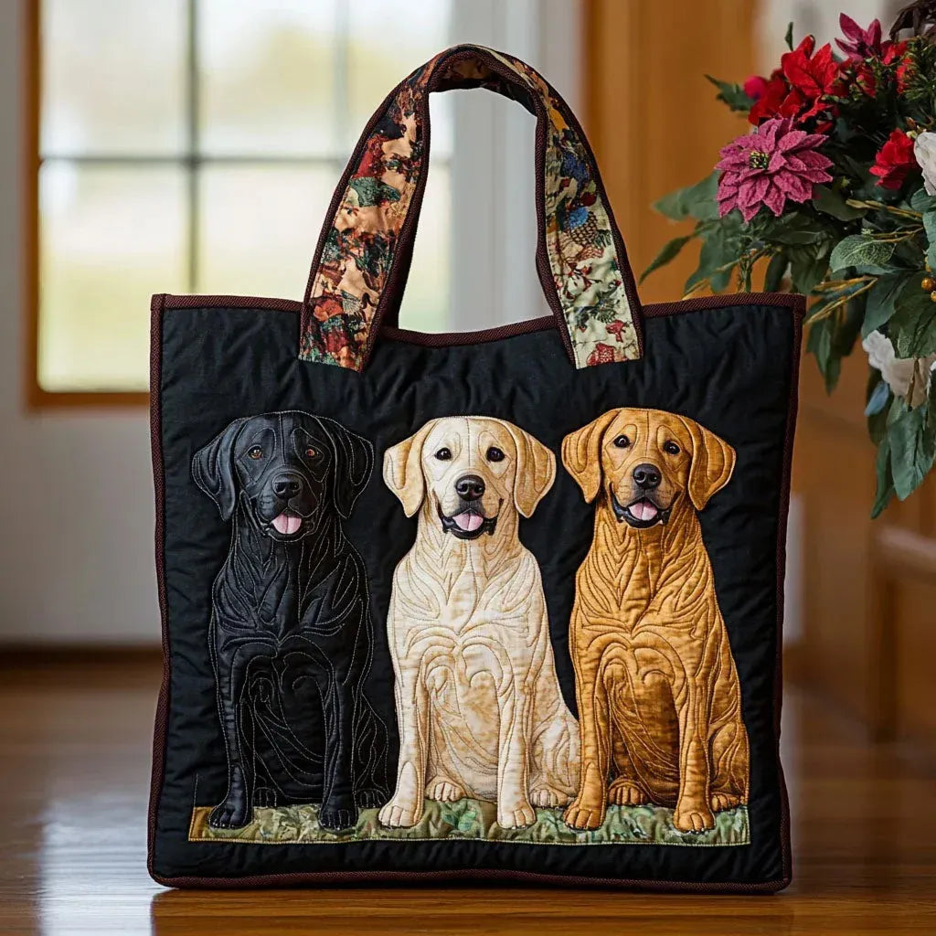 Sac fait main – Trois Labradors