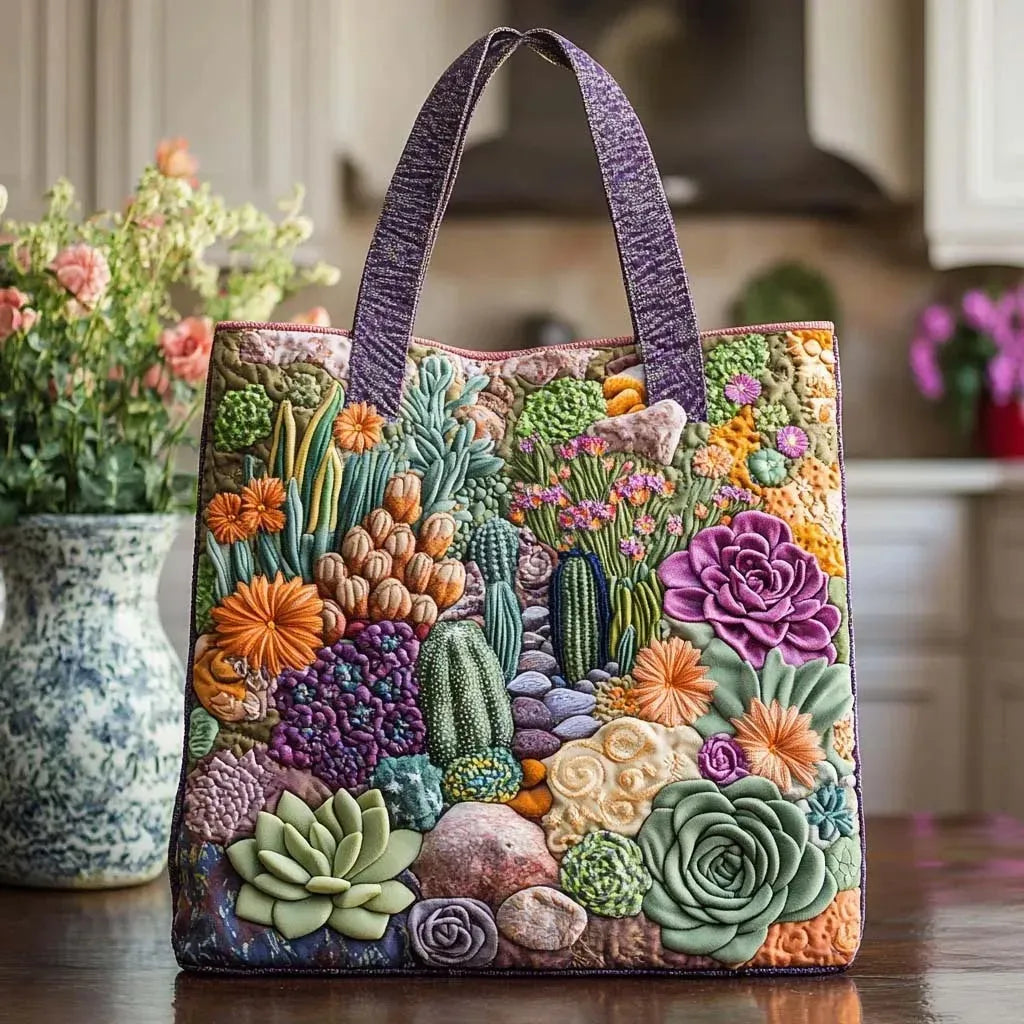 Sac fourre-tout artisan – Jardin de Succulentes