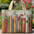 Quilted Enchanted Library Tote Bag