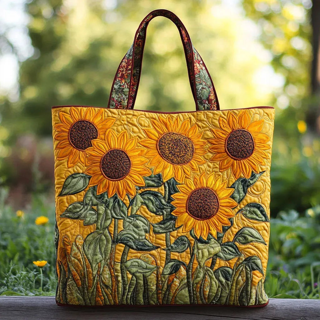Sac fourre-tout matelassé Classic Sunflower
