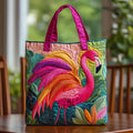 Padded Bag - Rainbow Flamingo