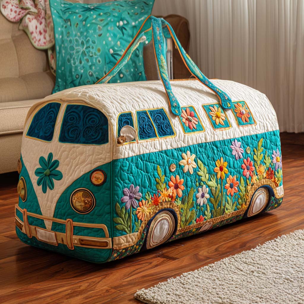 Sac de voyage matelassé Van Fleuri
