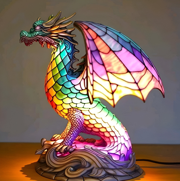 Lampe Enchanted Dragon Wammes