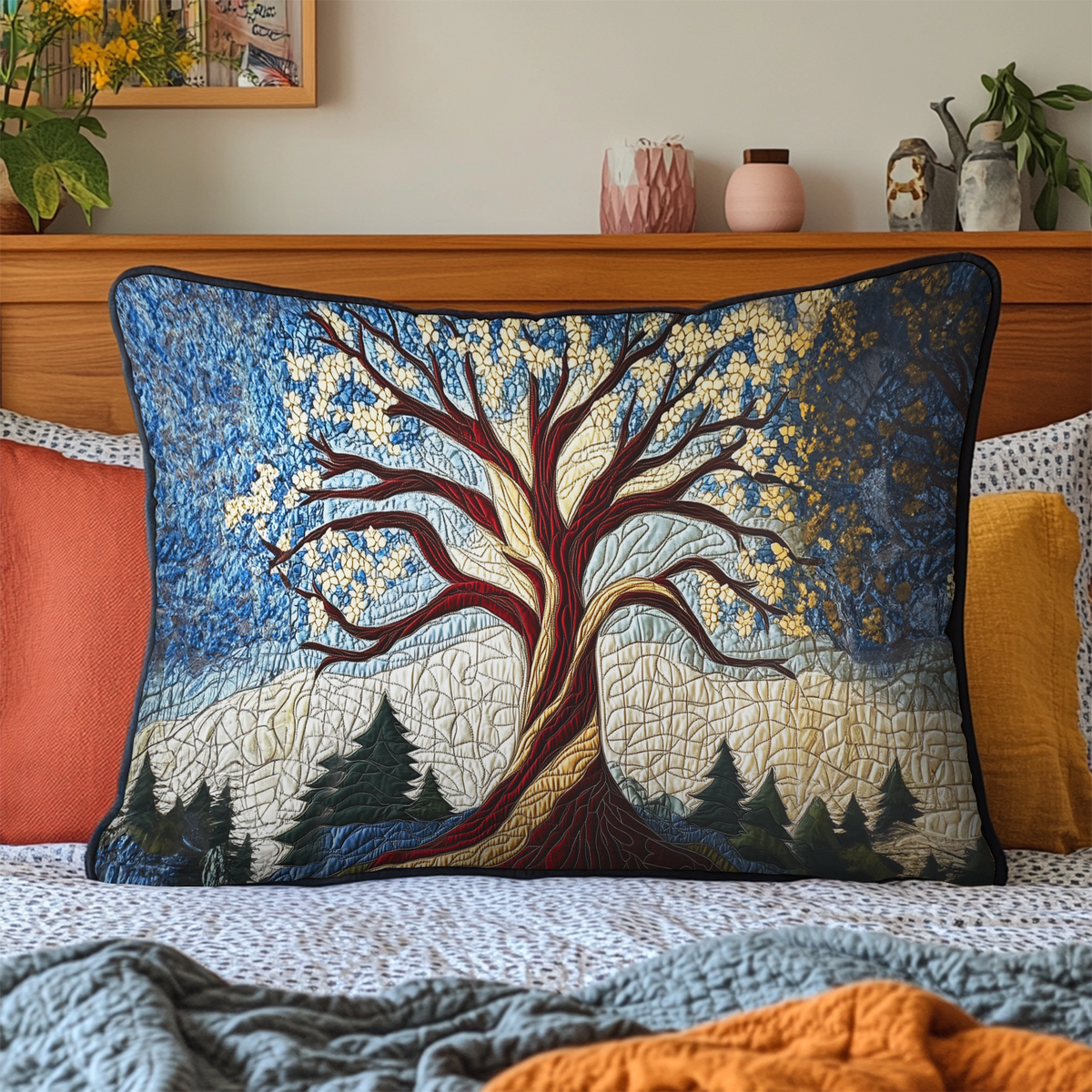 Padded Pillowcase Forest Harmony