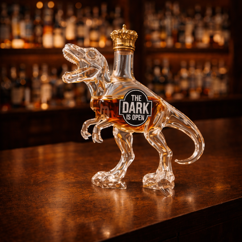 Whiskey Bottle - T-Rex Edition