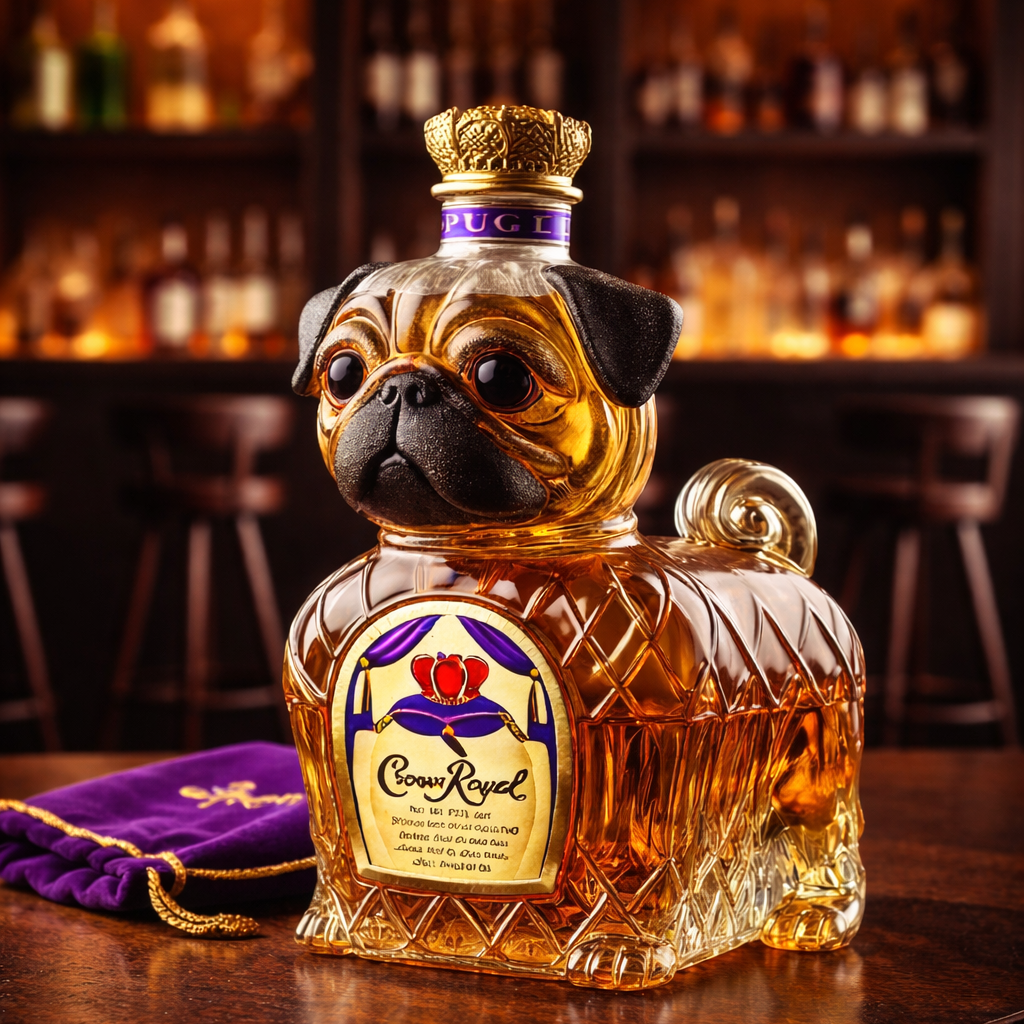 Whiskey Bottle - French Bulldog Edition