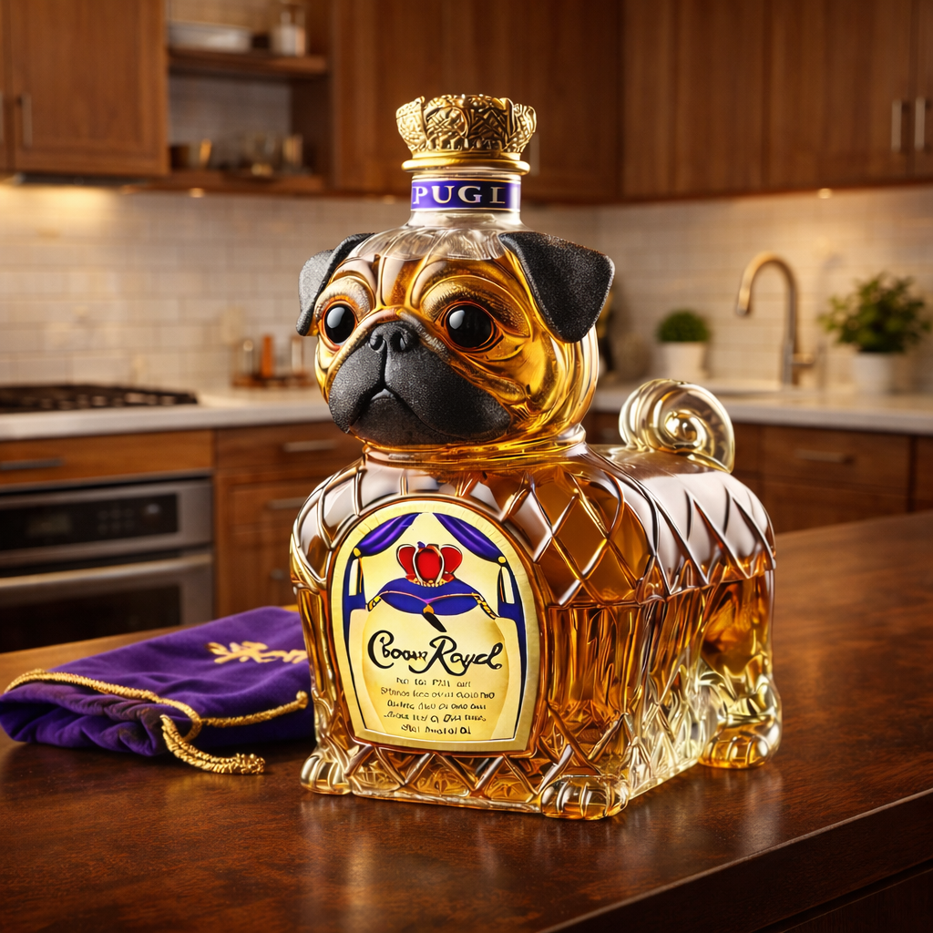 Whiskey Bottle - French Bulldog Edition
