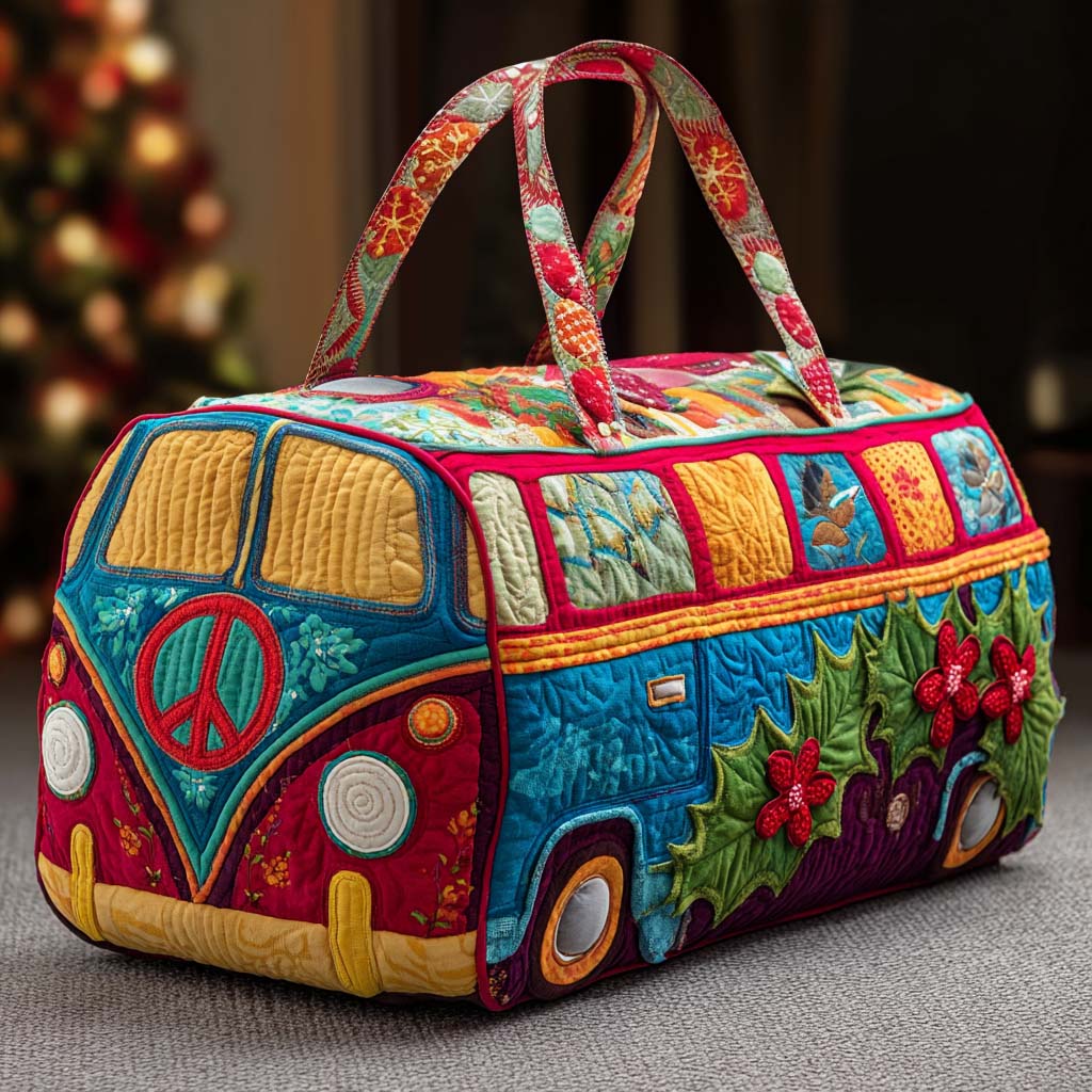 Sac de sport matelassé Joyeux Van Hippie