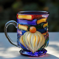 Handcrafted Nain Mug for Book Lovers 3D