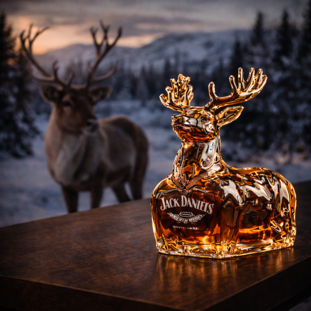 Bouteille de whisky Jack Daniel's – Snowman édition
