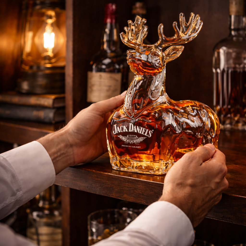 Bouteille de whisky Jack Daniel's – Snowman édition