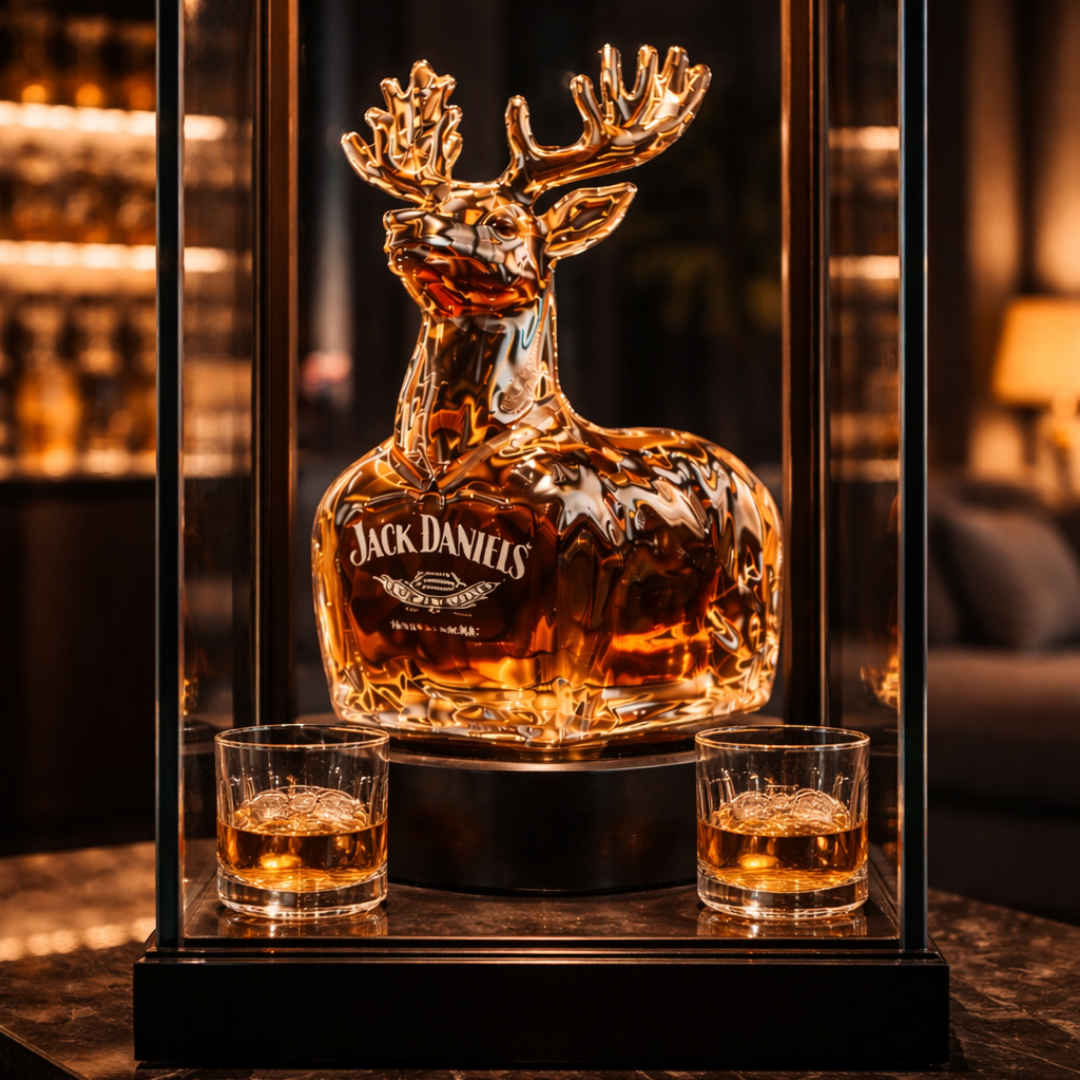 Whisky Jack Daniel's Bottle - Snowman Edition