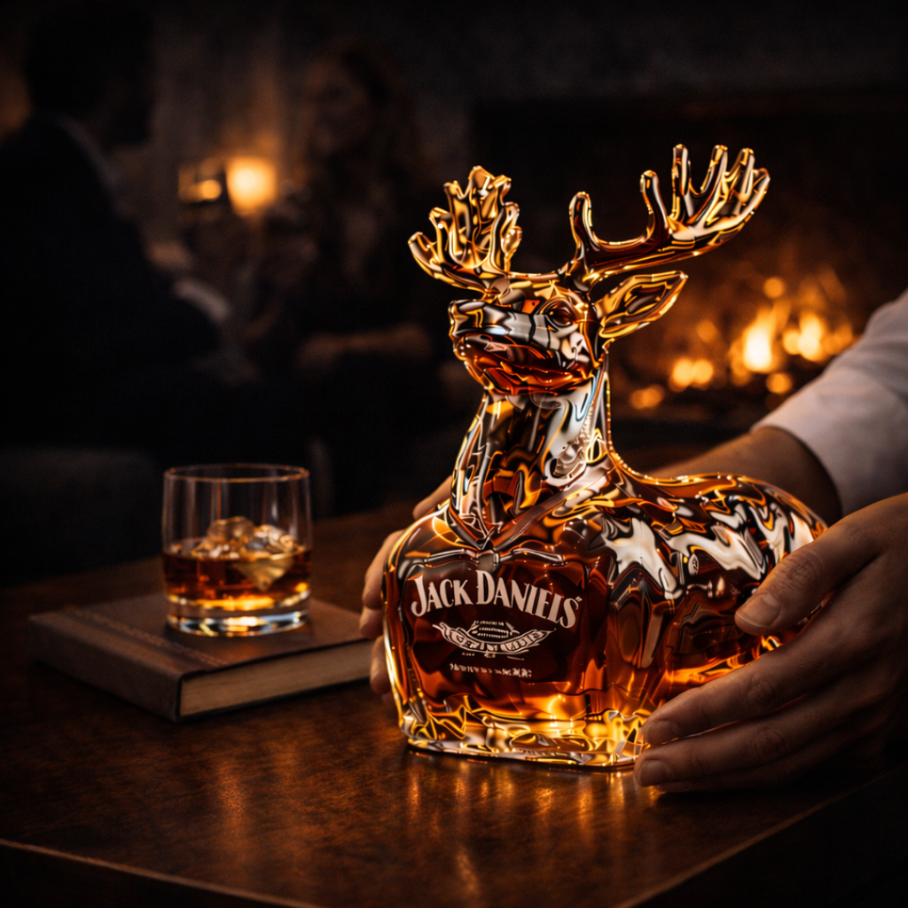 Bouteille de whisky Jack Daniel's – Snowman édition