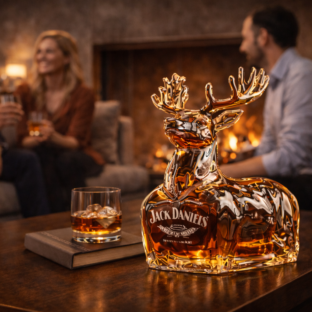 Bouteille de whisky Jack Daniel's – Snowman édition