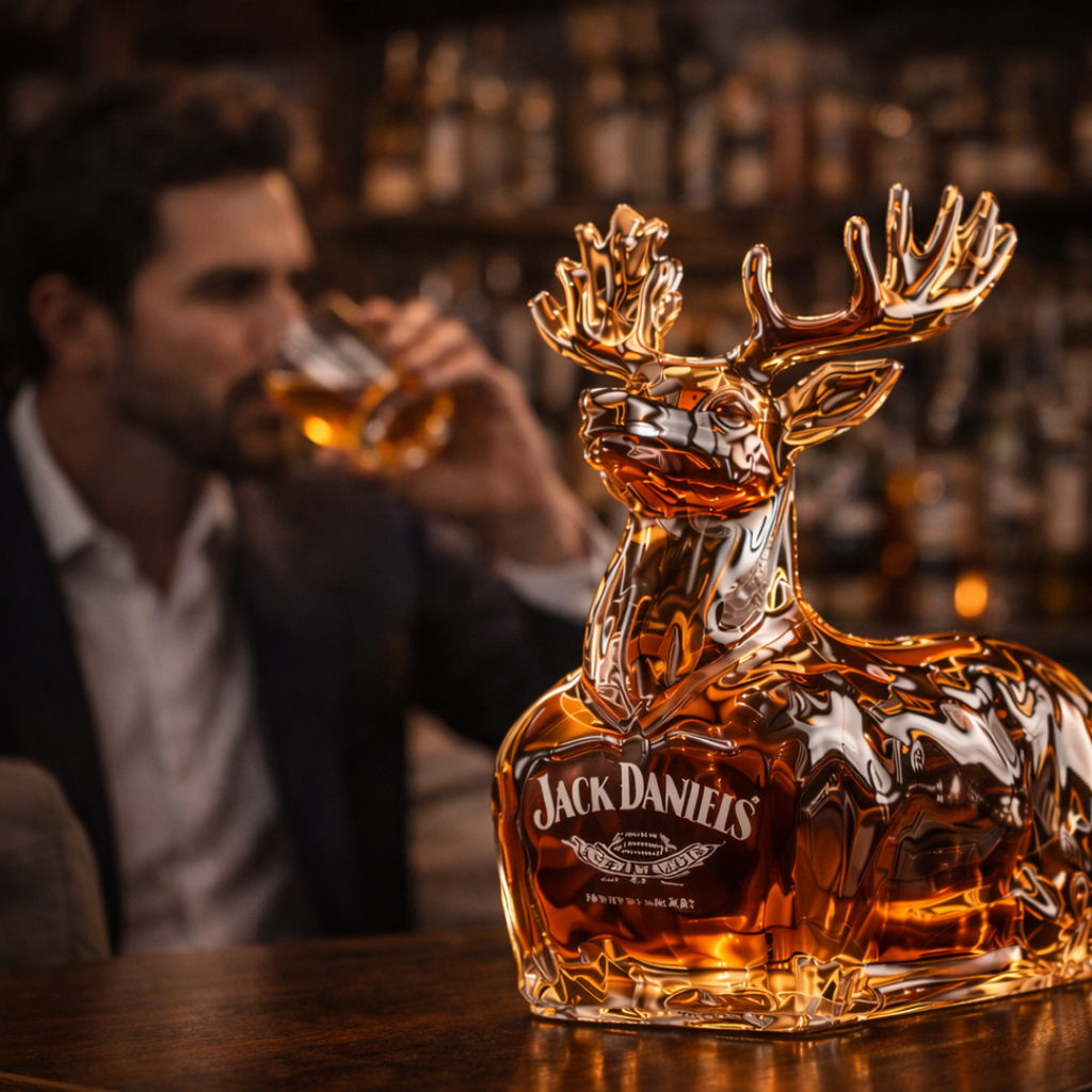 Bouteille de whisky Jack Daniel's – Snowman édition
