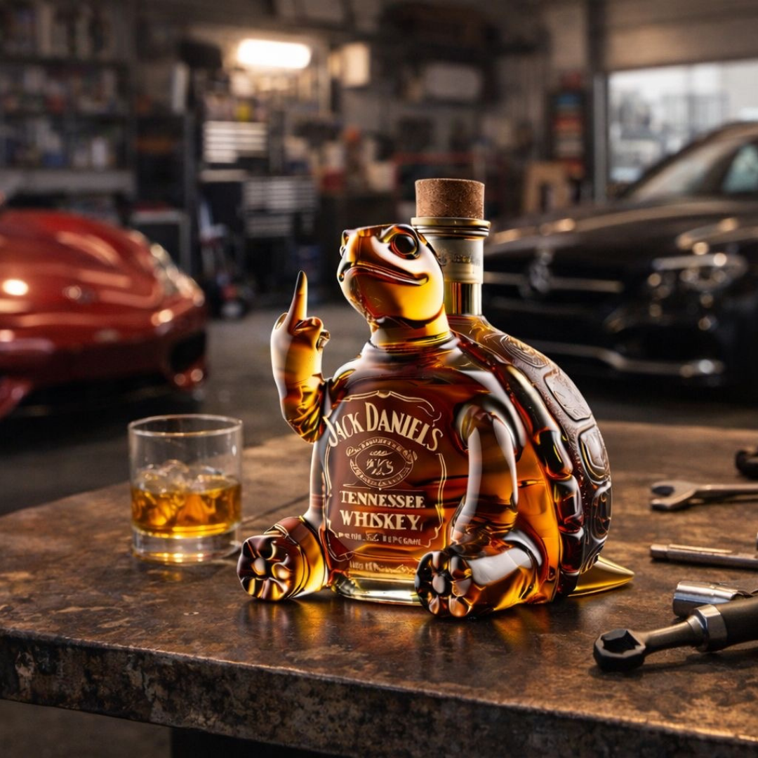 Bouteille de whisky Jack Daniel's – édition Turtle
