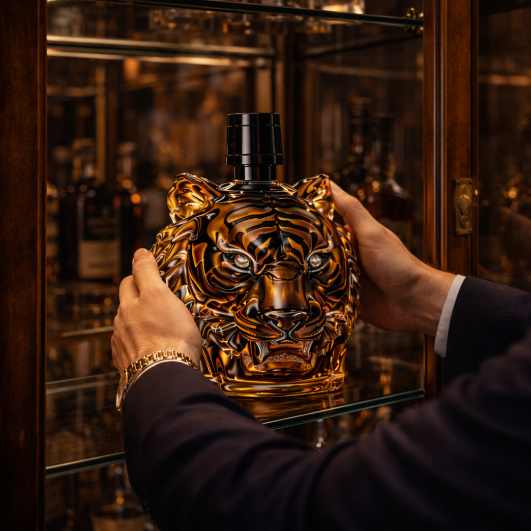 Bouteille de whisky – édition Tiger