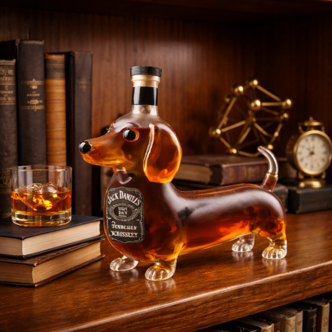Whisky Jack Daniel's Bottle - Dachshund Edition