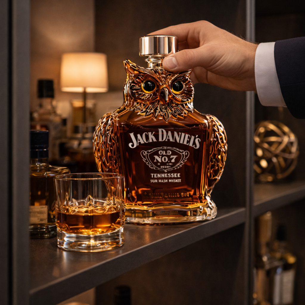 Bouteille de whisky – édition Otter