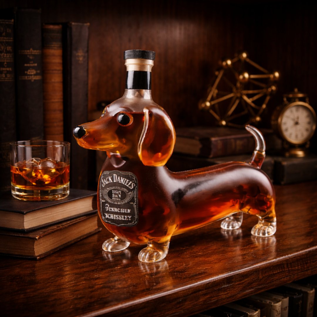 Whisky Jack Daniel's Bottle - Dachshund Edition