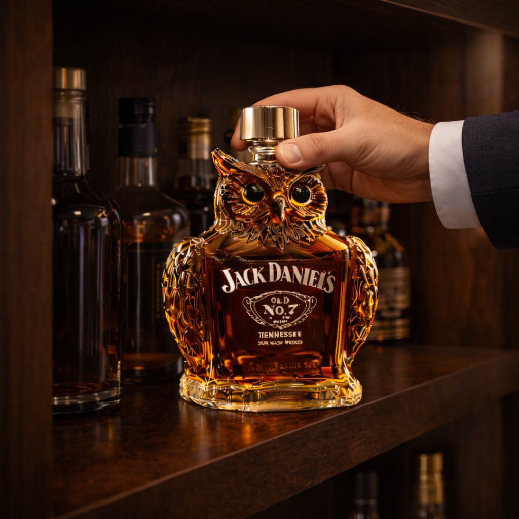 Bouteille de whisky – édition Otter
