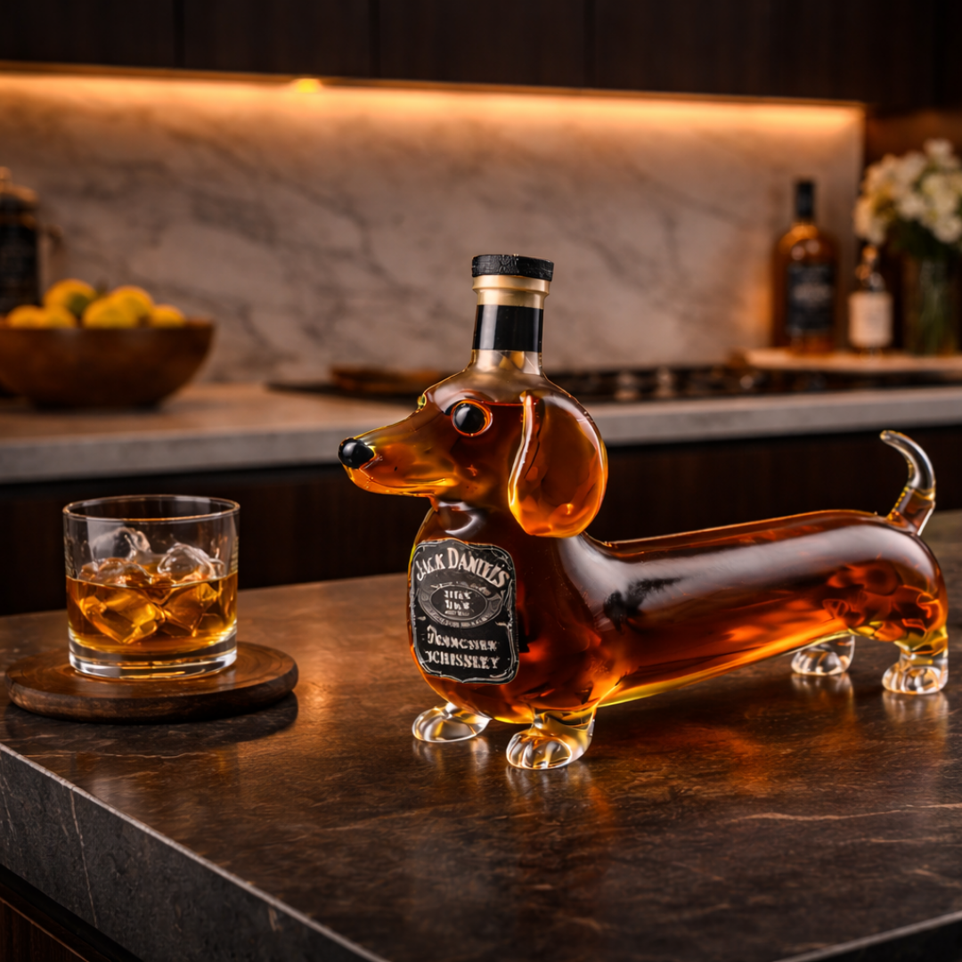 Whisky Jack Daniel's Bottle - Dachshund Edition