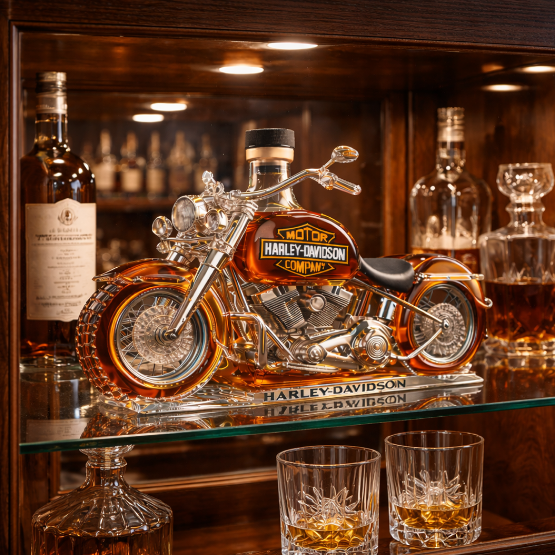 Bouteille de whisky – édition Harley Davidson