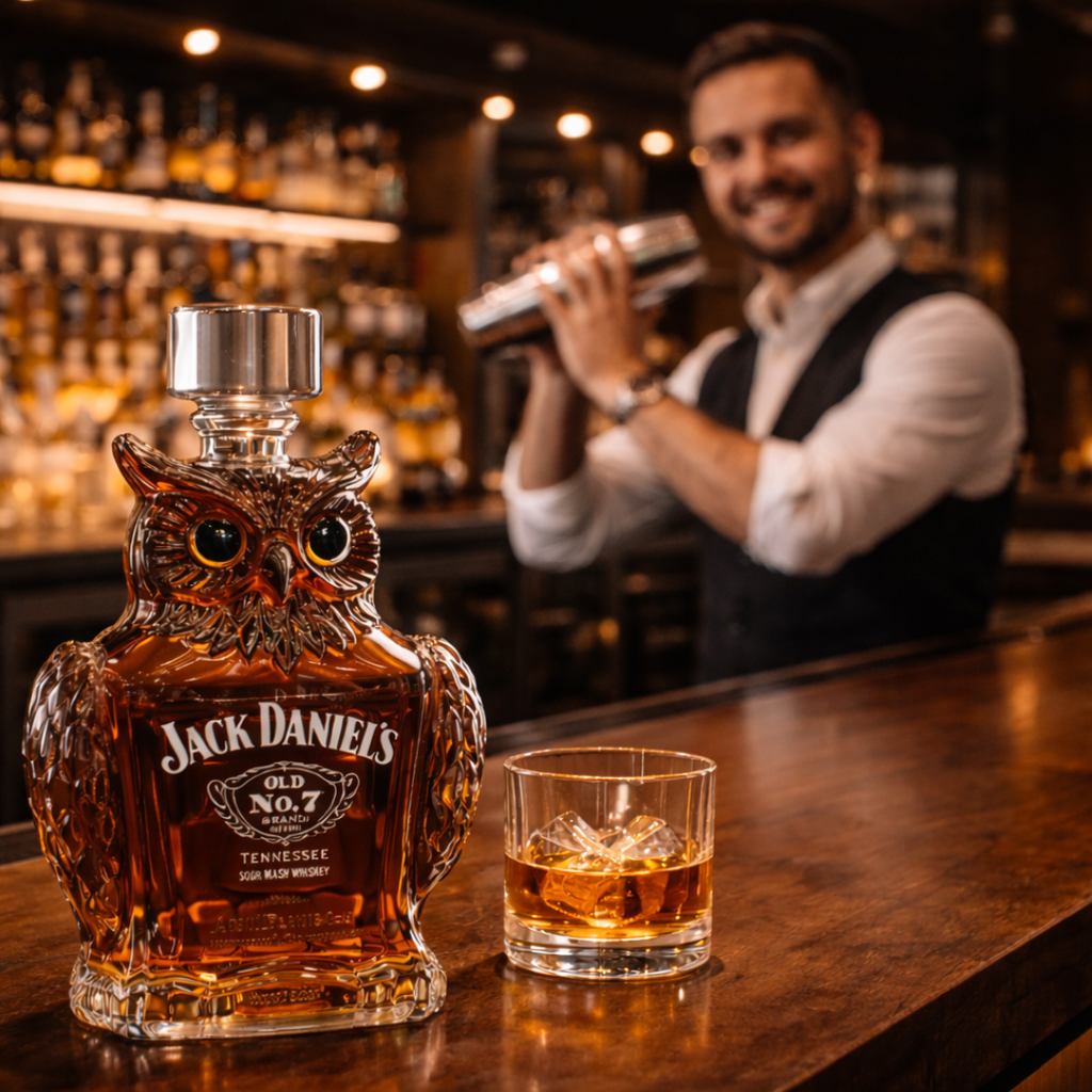 Bouteille de whisky – édition Otter