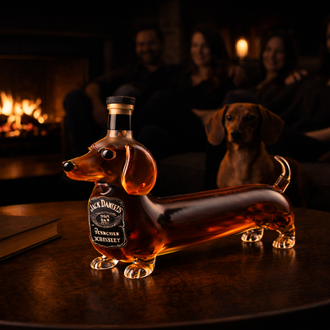 Whisky Jack Daniel's Bottle - Dachshund Edition