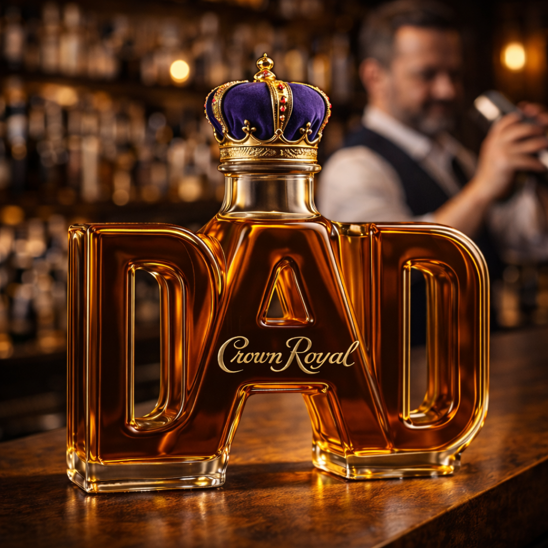 Jack Daniel's Whisky Bottle - Dad Edition