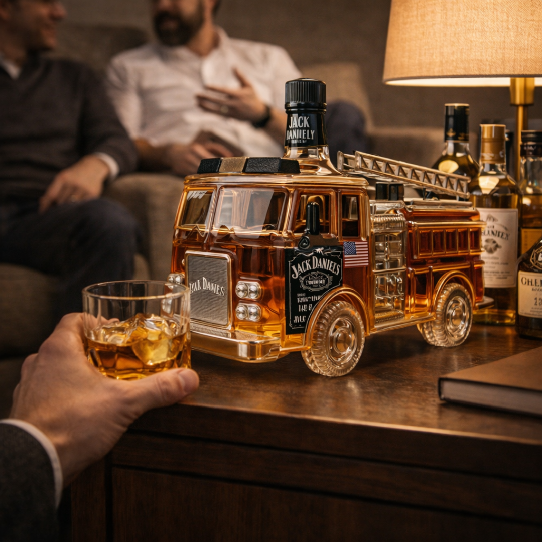 Jack Daniel's Whiskey Bottle - Firefighters Edition