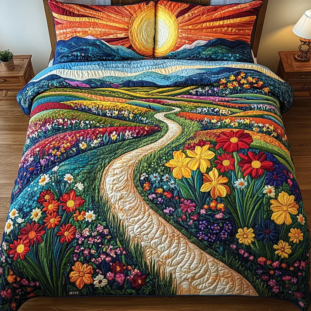 Ensemble de literie matelassée 3 pièces – Rayon de Soleil
