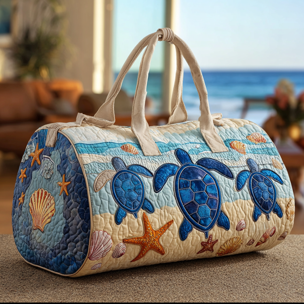 Sac de voyage matelassé Tortue