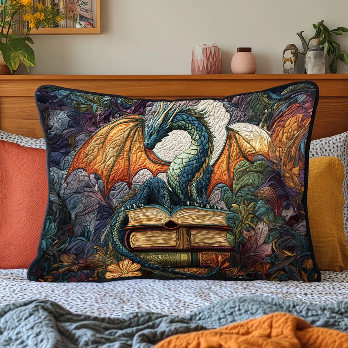 Twilight Guardian Quilted Pillowcase
