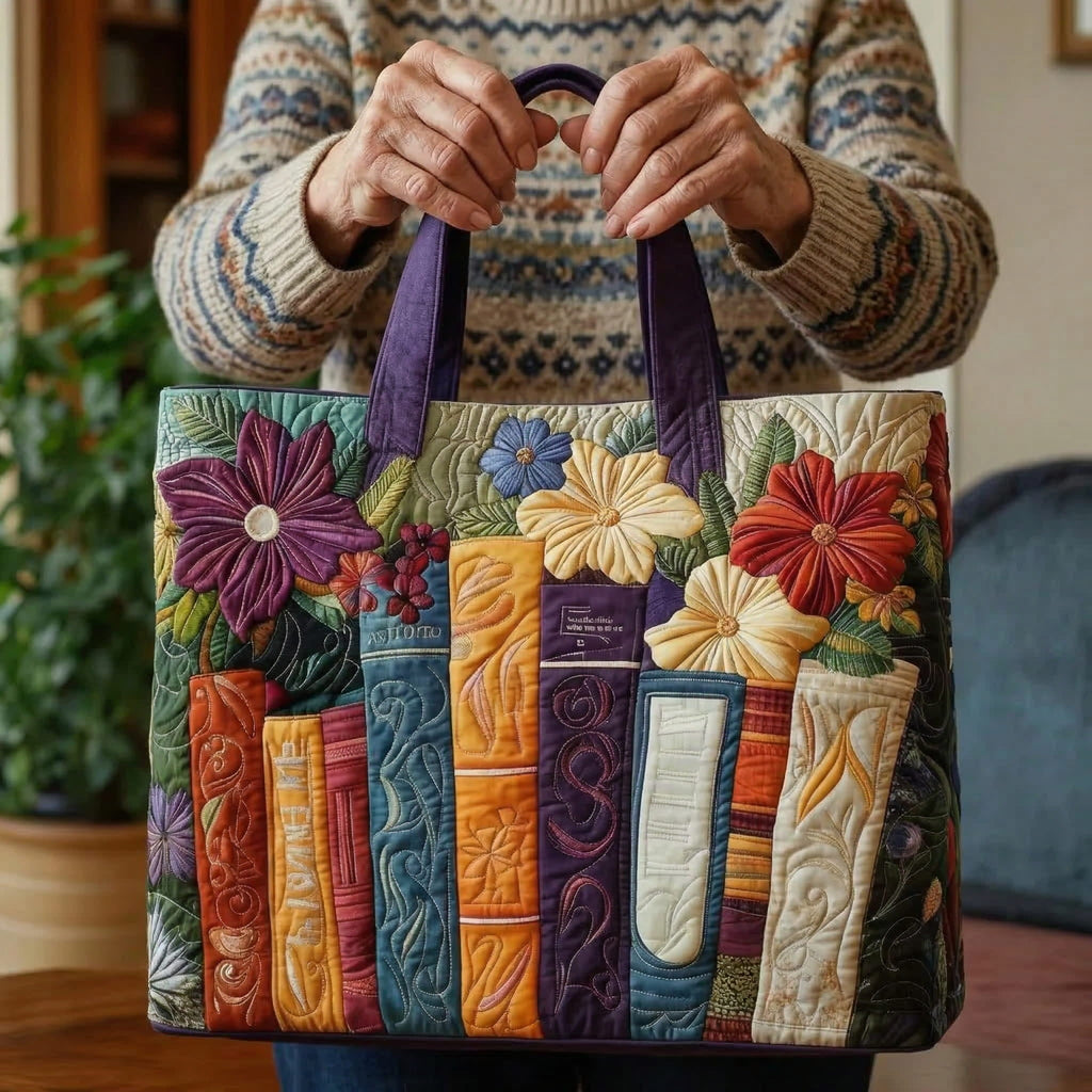 Sac fourre-tout matelassé pour amateurs de livres